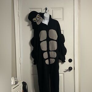 Youth Size Black and Gray GORILLA Costume